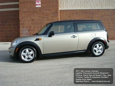 Mini : Clubman BEST PRICE !  2011 mini cooper clubman leather bluetooth panoramic sunroof 6 speed new tires