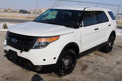 Ford : Explorer Police Interceptor 2015 ford explorer police interceptor 4 wd salvage wrecked repairable must l k