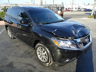 Nissan : Pathfinder SV 4WD 2013 nissan pathfinder sv 4 wd salvage wrecked repairable priced to sell l k