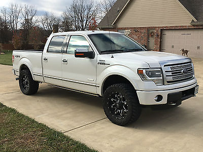 Ford : F-150 Platinum Crew Cab Pickup 4-Door 2013 ford f 150 platinum supercrew 4 x 4 loaded only 22 k miles like new
