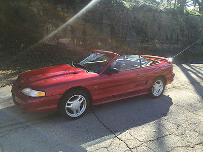 Ford : Mustang GT 2dr Convertible 1994 mustang gt convertible only 57 k original miles free shipping to your door