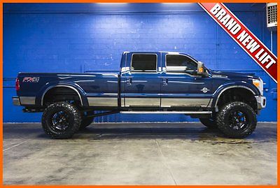 Ford : F-350 Lariat F350 Super Crew Cab Leather Loaded Truck 2012 ford f 350 lariat turbo 6.7 l v 8 powerstroke diesel 4 wd lifted pickup truck