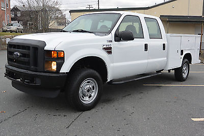 Ford : F-350 XL Crew Cab Pickup 4-Door 2008 ford f 350 xl crew cab utility service body 6.4 l powerstroke diesel only 87 k