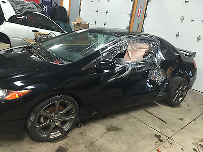 Honda : Civic SI Crashed: 2007 Honda Civic Si Coupe K20Z3 MT 6 Speed 2.0L