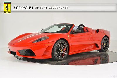 Ferrari : 430 Scuderia Spider 16M Certified Pre-Owned CPO Carbon Fiber Red Calipers Leather Upholstery Italian Flag Livery Stitching Rosso