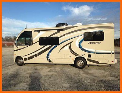 2015 Thor Motor Coach Vegas 25.2 26' Class A Ford V10 Gas Slide Out Generator