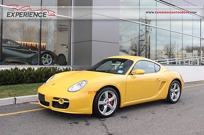 Porsche : Cayman S Manual 1 owner navigation pasm bi xenon bose sport chrono leather heated sport crest