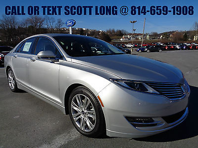 Lincoln : MKZ/Zephyr MKZ FWD 2.0L Ecoboost Heated Leather Silver Certified 2013 Lincoln MKZ FWD Heated Leather Ingot Silver Only 3K Miles Carfax