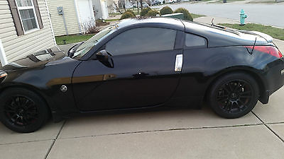 Nissan : 350Z Touring Coupe 2-Door Nissan 350Z Black with Cold Air Intake and Aftermarket Drag wheels