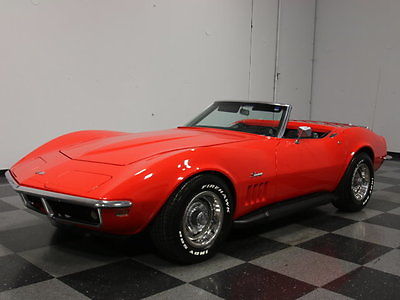 Chevrolet : Corvette GREAT DRIVER C3, RED ON BLACK, 350 V8, 4-SPEED, PS, BOTH TOPS, SIDE PIPES!!!