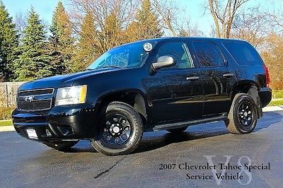 Chevrolet : Tahoe 4dr SUV 2007 chevrolet tahoe special service vehicle running boards exterior flood light
