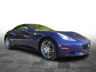 Ferrari : California 2dr Convertible 2 dr convertible low miles automatic gasoline 4.3 l 8 cyl blu tour de france metal