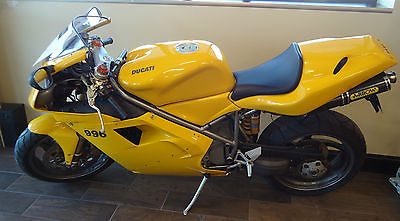 Ducati : Supersport (RI5) 2001 Ducati 996 Sport Bike Motorcycle - Yellow, 2784 Miles