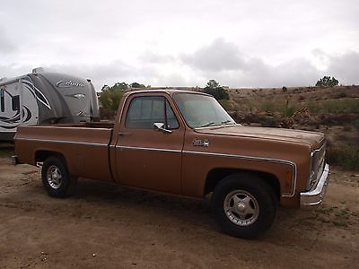 Chevrolet : C-10 pickup gmc half ton rust free super straight grandpas truck c20 15 25