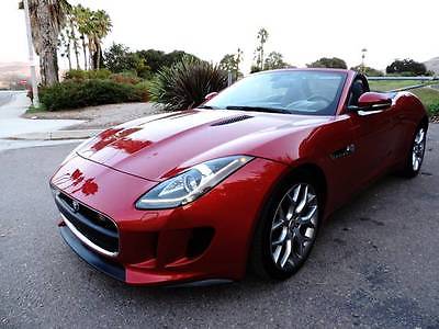 Jaguar : Other SUPERCHARGED 2014 jaguar f type supercharged convertible low miles fully loaded salvage