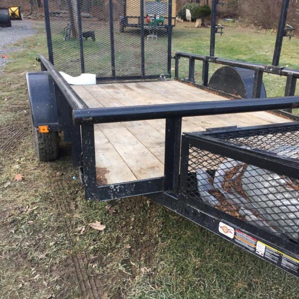 5.5x10 wood floor trailer for sale