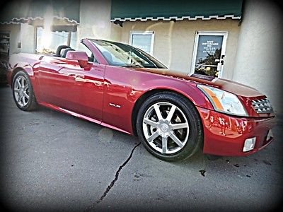 Cadillac : XLR Convertible TWO OWNER, CARFAX CERTIFIED, RED/BLACK, EXTENSIVE DEALER SERVICE HISTORY - NEW!