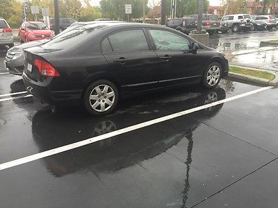 Honda : Civic Honda Civic: 2008 LX 4-Door Black, Looking to sell or trade for a truck