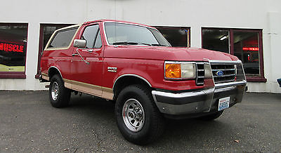 Ford : Bronco 1989 ford bronco eddie bauer edition 4 x 4