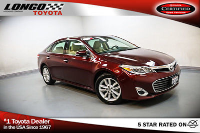 Toyota : Avalon 4dr Sedan XLE Premium 4 dr sedan xle premium low miles automatic gasoline 3.5 l v 6 cyl ooh la la rouge m