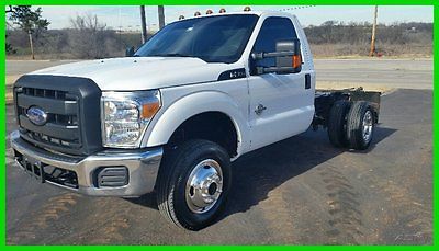 Ford : F-350 XL 2015 ford f 350 chassis xl 6.7 l 4 wd diesel flatbed hay bed utility