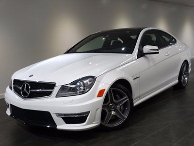 Mercedes-Benz : C-Class C63 AMG 2015 mercedes c 63 amg coupe nav heated seats pano 451 hp xenons 1 owner warranty
