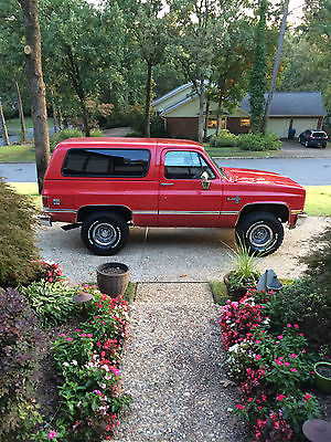 Chevrolet : Blazer Silverado Sport Utility 2-Door 1988 chevrolet blazer k 5 4 x 4 excellent condition