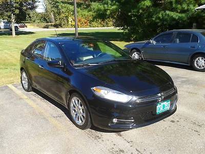 Dodge : Dart 2013 dodge dart limited edition only 5 832 miles black tan leather loaded