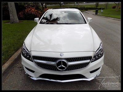 Mercedes-Benz : CLS-Class CLS550 2015 cls 550 diamond white designo special order interior clean carfax 2 k miles