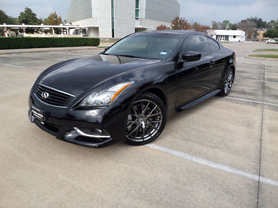 Infiniti : G37 2dr IPL RWD 2013 infiniti g 37 ipl couple black black red stitching non smoker warranty clean