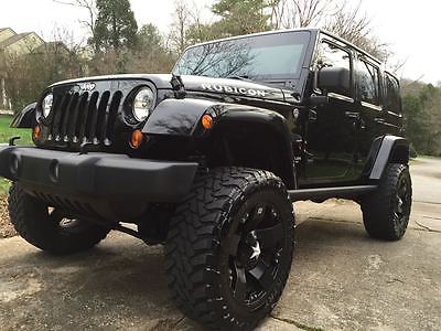 Jeep : Wrangler Unlimited Rubicon Sport Utility 4-Door 2013 lifted rubicon unlimited black 4 x 4 dana 44 leather nav 35 tires