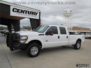 Ford : F-250 4WD F250 DIESEL LONG BED 4X4 4 wd f 250 6.7 l powerstroke diesel crewcab long bed work truck crew cab pickup 4 x 4