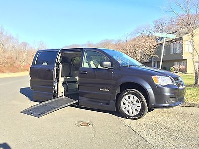 Dodge : Grand Caravan SE BRAUN POWER SIDE CONVERSION 2014 doge grand caravan 3 867 miles side power braun xt wheelchair accessible