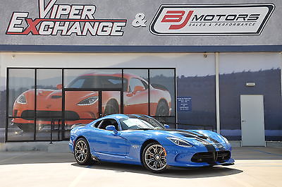 Dodge : Viper GTS 2015 dodge viper gts competition blue black stripe reduced selling at invoice