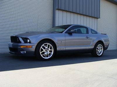 Ford : Mustang gt500 - like new! ONE OWNER 2007 TUNGSTEN/SILVER STRIPES SHELBY GT-500, ALL ORIGINAL, LOW MILES