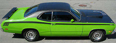 Plymouth : Duster 1971 sassy grass green plymouth duster 340 fully restored numbers matching