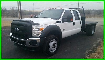 Ford : Other XL 2011 ford f 550 cab chassis flat bed xl 6.7 l 4 wd diesel