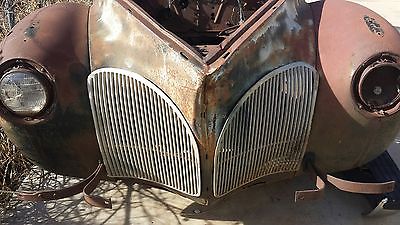 Lincoln : Other Coupe 1941 lincoln zephyr coupe oklahoma car parked for decades major project