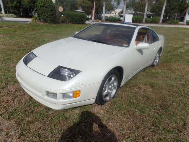 Nissan : 300ZX 2dr Hatchbac 90 300 zx t tops 5 sp new pearl paint perfect carfax 2 owner runs nice
