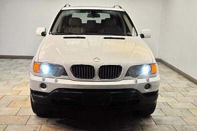 BMW : X5 4.4i 4.4 2003 bmw x 5 4.4 i low miles white tan warranty available
