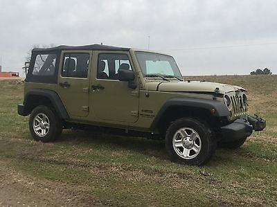 Jeep : Wrangler Unlimited Sport Sport Utility 4-Door 2013 jeep wrangler unlimited sport 4 x 4 salvage rebuildable off road project