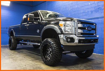 Ford : F-350 F350 Lariat Crew Cab Long Box Pickup Truck Loaded 2015 ford f 350 super crew cab lariat turbo 6.7 l v 8 diesel long bed lifted
