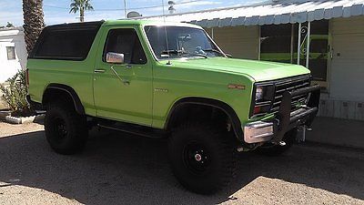 Ford : Bronco XLT Sport Utility 2-Door 85 ford bronco body lift over 75 re stored