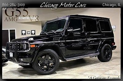 Mercedes-Benz : G-Class 4dr SUV 2011 mercedes benz g 55 amg suv j l audio stereo system designo leather