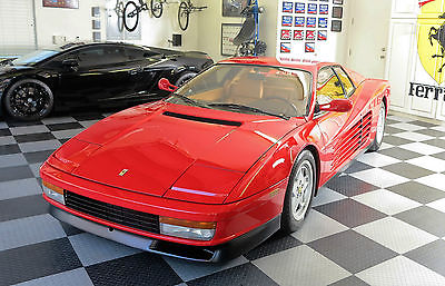 Ferrari : Testarossa 1998 1988.5 ferrari testarrosa rosso corsa red