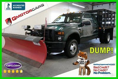 Ford : F-350 XL 2008 ford f 350 4 x 4 dump snow plow only 33 k miles call 847 228 1900