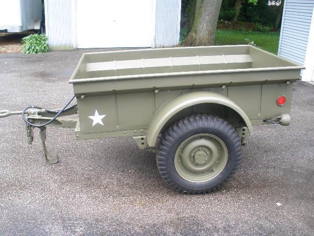 WWII 1/4 ton Jeep Trailer Rare 1945 Converto T
