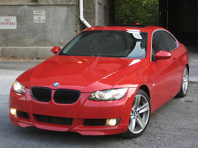 BMW : 3-Series 335i 2007 bmw 335 i crimson red m spoiler premium sport package