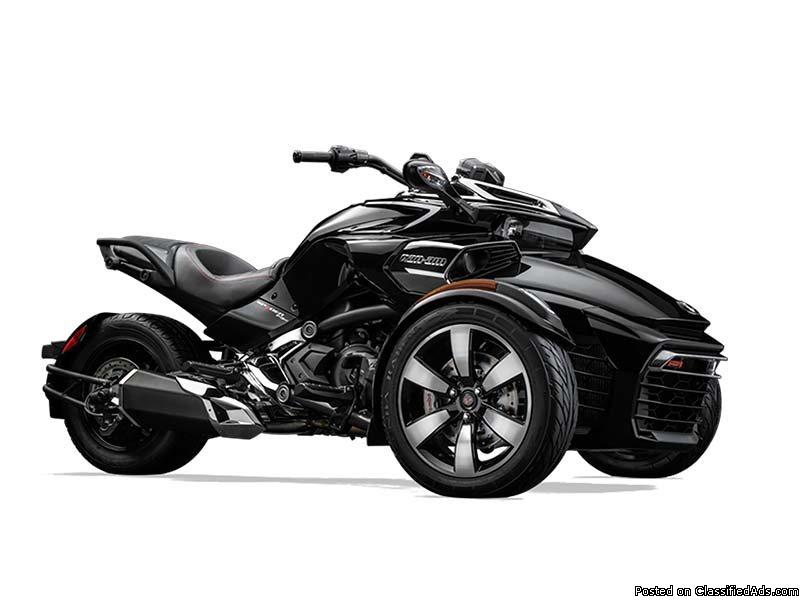 New 2015 Can-Am Spyder F3-S SE6 Motorcycle Black & CHROME  #M1458