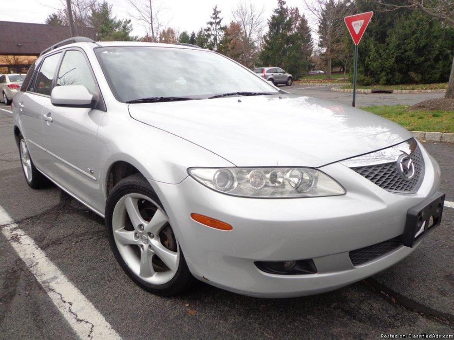 Look at this clean 2004 Mazda V6 74 k on it   and silver color